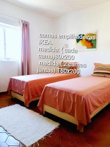 Кровать или кровати в номере Casa D'Olívia