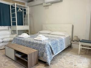 Postel nebo postele na pokoji v ubytování B&B Villa Méditerranée con parking space