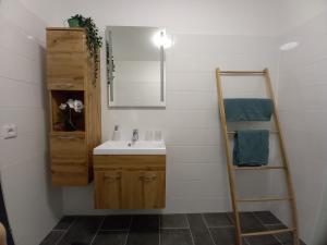 Koupelna v ubytování Apartment Auszeit Strobl