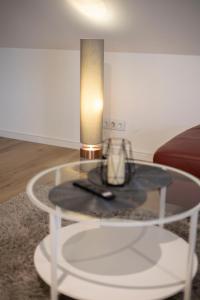 Et opholdsområde på Ferienwohnung Peters