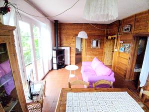 Una cama o camas en una habitación de Villa panoramica Gazzi