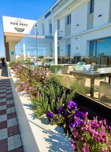 Vonkajšia záhrada v ubytovaní Hotel Don Pepo