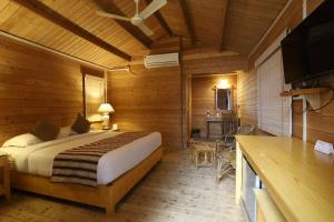 TV a/nebo společenská místnost v ubytování Lotus an Eco Resort Konark