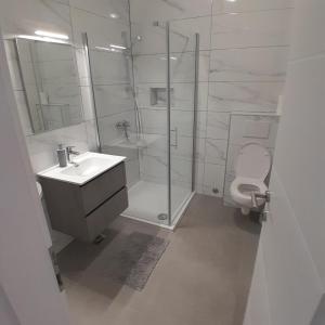 Koupelna v ubytování Apartments Jurjevic
