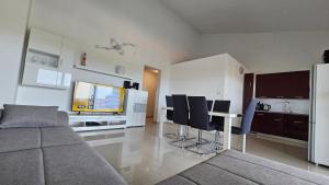 Kuchyň nebo kuchyňský kout v ubytování Elizabeta Apartments