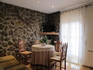 Гостиная зона в Casa Rural Santa Barbara