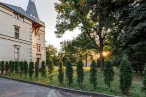 Vonkajšia záhrada v ubytovaní Vila Austerlitz