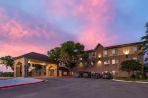 a rendering of a hotel with a parking lot at Comfort Suites Omaha East-Council Bluffs in Council Bluffs