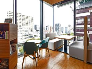 Et opholdsområde på Comfort Hotel Yokkaichi