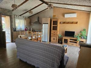 Kuchyň nebo kuchyňský kout v ubytování Las Casitas Del Bodegon