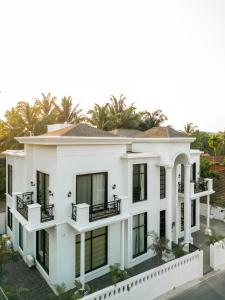 an aerial view of a white building at Casa De Roopa by Stay ALYF, Mandrem in Mandrem