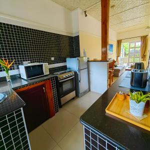 Kuchyň nebo kuchyňský kout v ubytování Maison Charme De L'ile