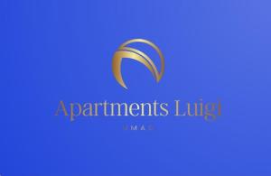 een logo voor aants lobby inc amaq bij Apartments Luigi in Umag