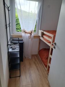 Postel nebo postele na pokoji v ubytování Ferienhaus am Edersee-scheid
