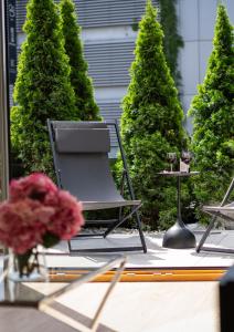 Vonkajšia záhrada v ubytovaní Ga Luxury Apartments M54