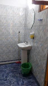Koupelna v ubytování Casa Dexter