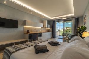 Postel nebo postele na pokoji v ubytování Amour Relax Hotel