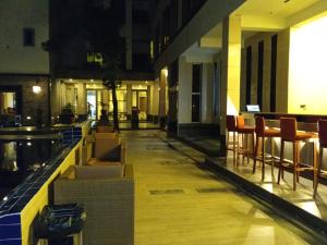 Posezení v ubytování Mulligan Hotel