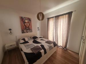 Posteľ alebo postele v izbe v ubytovaní Luxury apartment Duće with private pool