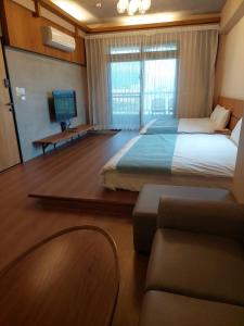 Voodi või voodid majutusasutuse Jiaoxi Pusu Homestay toas