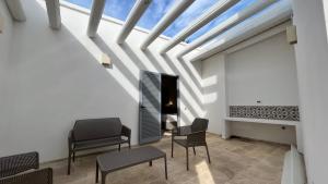 Posezení v ubytování Masseria Fanelli