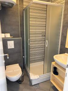 Koupelna v ubytování Hotel Xanadu