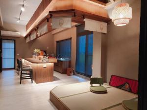 Istumisnurk majutusasutuses Jiaoxi Pusu Homestay