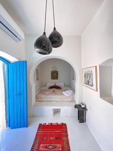 Postel nebo postele na pokoji v ubytování Dar Fen Luxery House