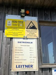 Certifikát, hodnocení, plakát nebo jiný dokument vystavený v ubytování Pölstaler Berghütte