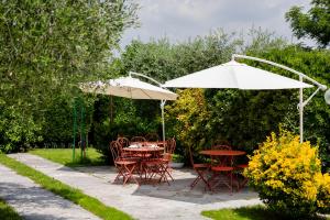 Zahrada ubytování Bubamara - Bed and Breakfast