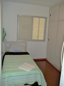 Cama o camas de una habitación en Apartamento SP Expo Center