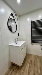 Kúpeľňa v ubytovaní Apartamenty GOSZOWIANKA