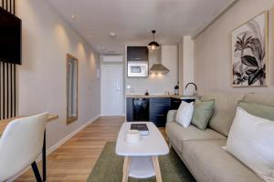 Posezení v ubytování Palm Suites