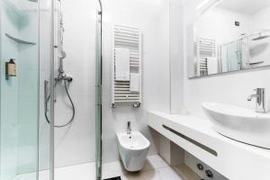 Koupelna v ubytování Hotel Doriguzzi