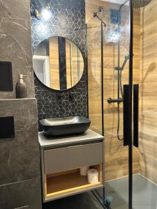 Kúpeľňa v ubytovaní BlueApartment