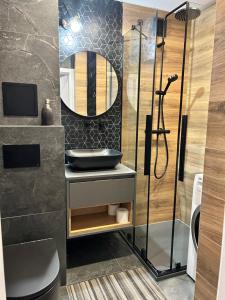 Kúpeľňa v ubytovaní BlueApartment