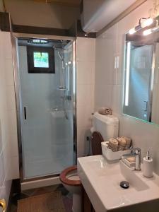 Koupelna v ubytování Villa Costanza Appartamento con balcone e vista giardino