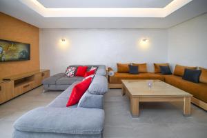 Гостиная зона в Tamraght golf sea view , pool, beach access