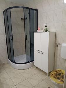 Phòng tắm tại Apartment Pojatica Sumartin