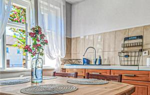 Kuchyň nebo kuchyňský kout v ubytování 5 Bedroom Nice Home In Darlówko