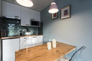 Kuchyň nebo kuchyňský kout v ubytování Résidence Home Club - Studio rénové · Proche des pistes et des commerces MAE-7424 + 6 fotografií