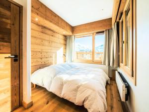 Posteľ alebo postele v izbe v ubytovaní Résidence Myrtilles - Appartement rénové·Proche des pistes·WIFI MAE-2434