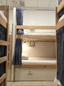 Palanda nebo palandy na pokoji v ubytování Gravitas Hostel