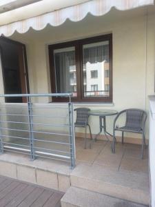 Balkon lub taras w obiekcie Apartament Fredry 9 Zielone Tarasy
