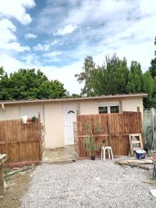 a house with a fence in front of it at Danielle et octave in Clermont +4 photos