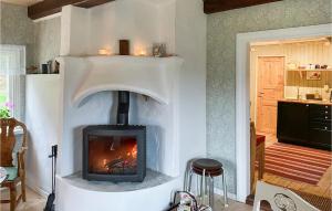 Μια τηλεόραση ή/και κέντρο ψυχαγωγίας στο Gorgeous Home In Hok With Wifi