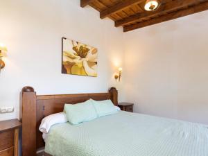 Posteľ alebo postele v izbe v ubytovaní Casa rural con piscina climatizada y jardín en Icod de los Vinos - ES-279-18