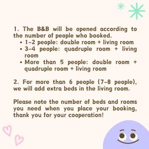 een aantal personen zal worden geopend op basis van het aantal personen dat heeft geboekt bij Just meet in Tainan