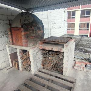 Gril dostupný pro hosty v bed and breakfast