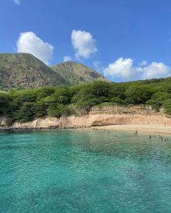 プライアにあるPraia Centerの海水浴場の人々